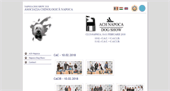 Desktop Screenshot of napocadogshow.achnapoca.ro
